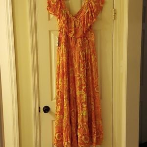 NWT Floral off shoulder dress